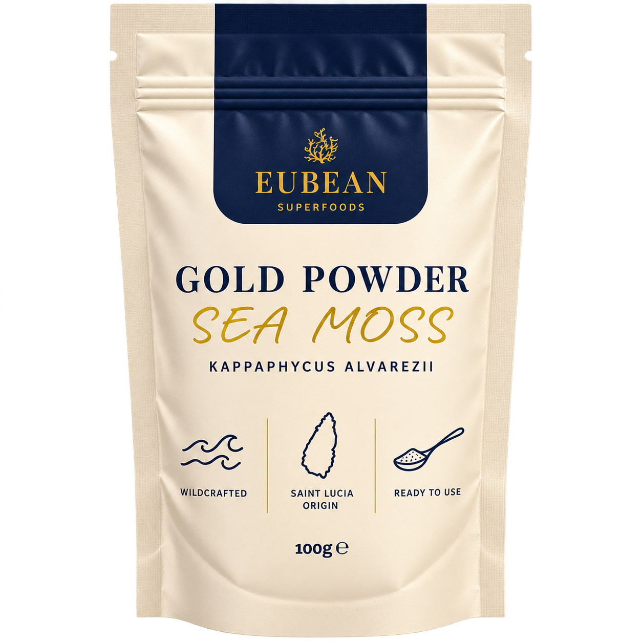Gold Sea Moss Powder by EUBEAN